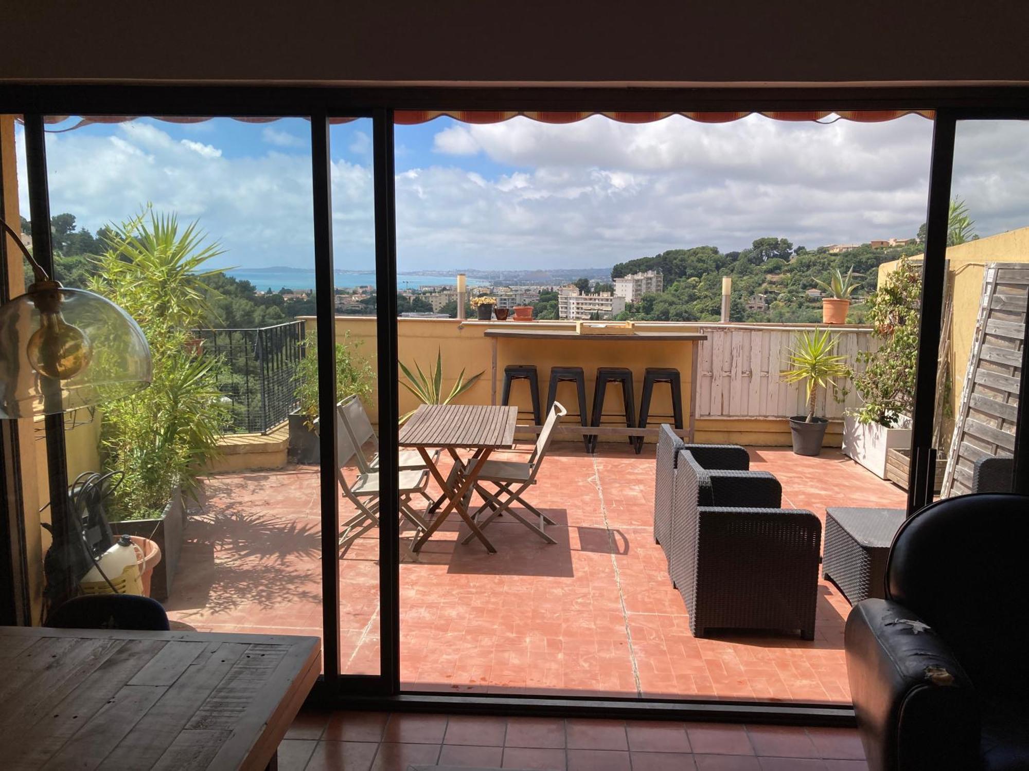 קאן סור מר T2 Traversant Avec Une Grande Terrasse Et Piscine מראה חיצוני תמונה